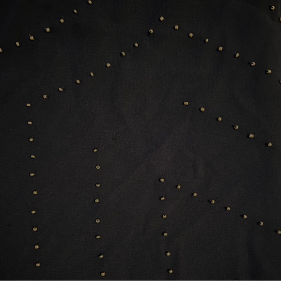 a.n.a Sheer Black Beaded Top - Picture 8 of 10